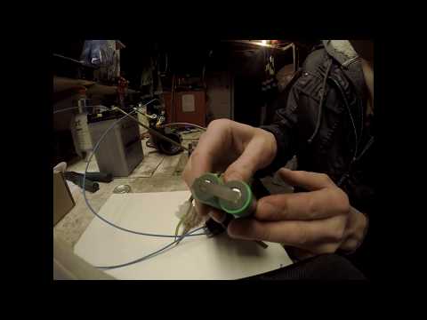 Improvised DIY spot welder - 10S2P battery pack