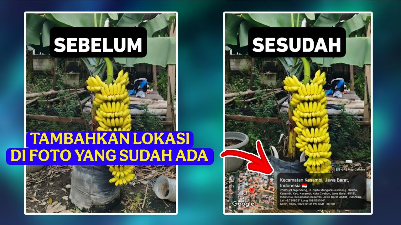 Cara Menambahkan Lokasi Dan Waktu Pada Foto Yang Sudah Ada