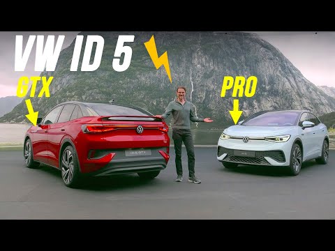 VW ID5 Premiere GTX AWD vs Pro RWD REVIEW EV SUV Coupé