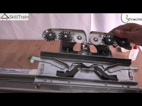 Maintenance of a hand knitting machine