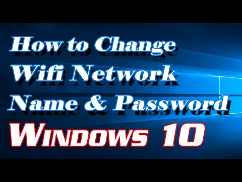 How to Change Wi-fi Network Name and Password in Windows 10 | Definite Solutions