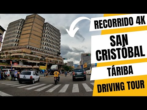 Recorrido 4k San Cristóbal - Táriba. Driving Tour Táchira Venezuela