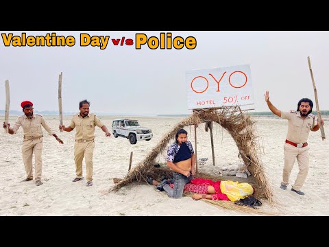 Valentine Day v/s Police || New Funny Comedy Video || Bindas Fun Nonstop