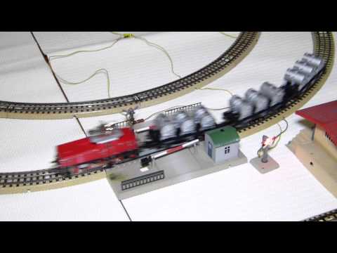 27. Stummi-Treff WN,  22 - E 63 04 mit Behältertragwagen (Märklin 2874)