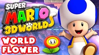 Super Mario 3D World - World Flower 100% (Nintendo Wii U Gameplay Walkthrough)