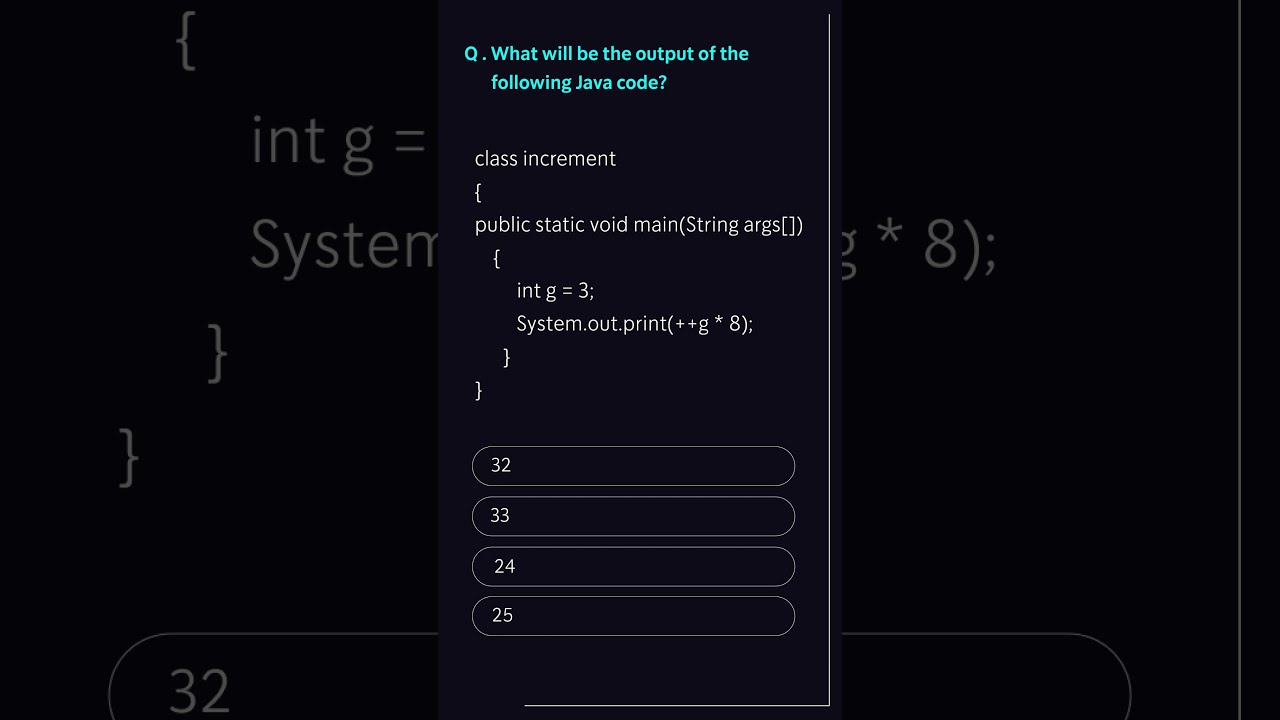 What will be the output of the following Java code?