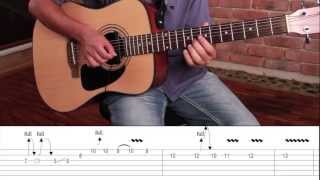 Como tocar "Something" de los Beatles - Tutorial Guitarra + TAB (HD)