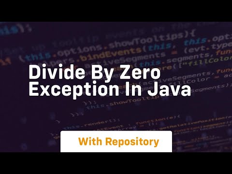 Divide By Zero Exception In Java