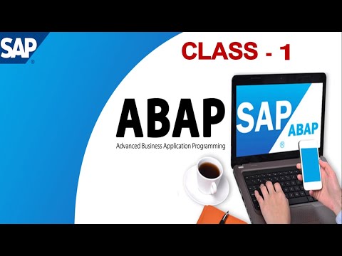 ABAP CLASS 1   INTRODUCTION TO ABAP