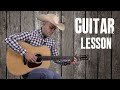 Little Sadie - Guitar Lesson with TAB - Style of Doc Watson