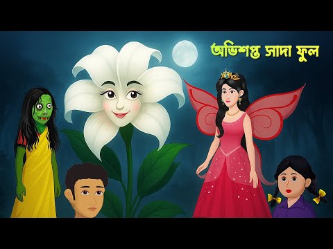 Cursed White Flower | Abhishapto Shada Phul | Bengali Fairy Tales Cartoon | Wahid Creation Golpo
