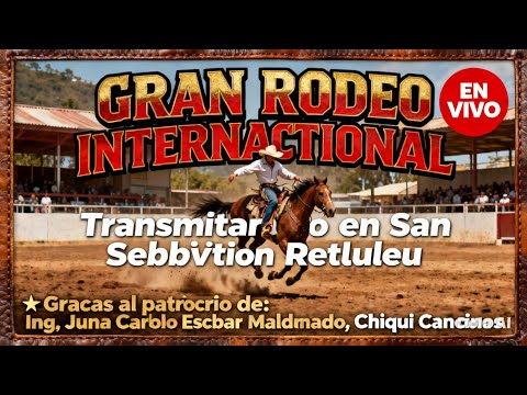 Transmitiendo  gran Rodeo Internacional en San Sebastian  Retalhuleu 