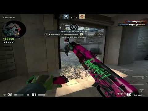 CSGO POV FURIA saffee (24/17) vs Astralis (overpass) @ IEM Katowice 2022