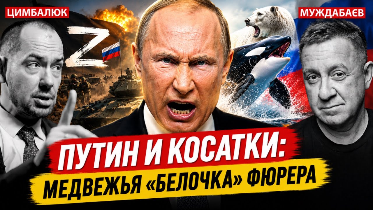 ПУТИН И КОСАТКИ: МЕДВЕЖЬЯ «БЕЛОЧКА» ФЮРЕРА. Недільна розмова з @RomanTsymbaliuk 