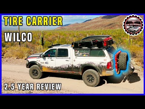 Wilco Offroad Hitchgate Tire Carrier - 2.5 Year Review and Issues (hitch tire carrier)