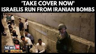 Israel-Iran War | Israelis Rush to Shelters as Iranian Missiles Strike Tel Aviv Chaos Erupts |  4K
