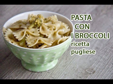 PASTA CON I BROCCOLI | ricetta pugliese pronta in 15 minuti