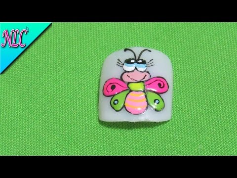 Decoración de uñas Libélula – Como pintar Libélulas en las uñas –  Dragon fly Nail Art – NLC