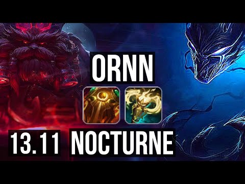 ORNN vs NOCTURNE (TOP) | 1/0/12 | KR Diamond | 13.11