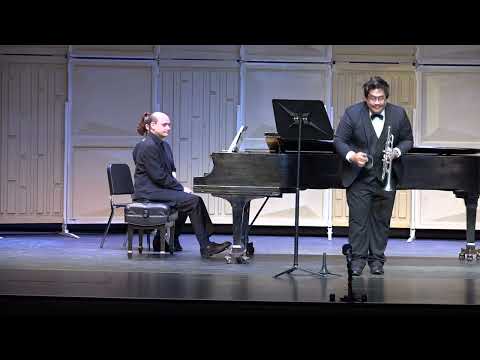 2022 0420 SR Erik Mitra performs Sonata No. 3 for Trumpet and Piano by A. Vizzutti.