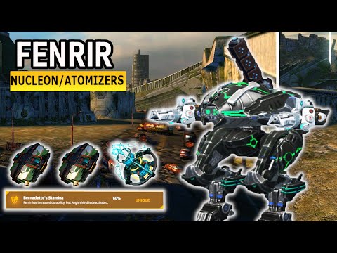 [WR] 🔥Cryptic Fenrir with Legendary Pilot and Nucleon/Atomizers(after nerf) Gameplay | War Robots