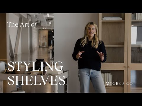 How To Style Open Shelves | Designer Tips for Decorating Floating Shelves and Closed Cabinets
