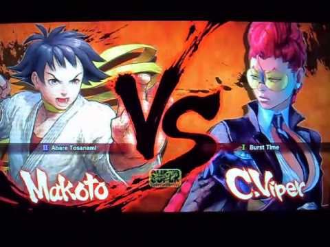 SSF4 AE: FAXgimoto (Makoto) vs junaikawa (C. Viper)
