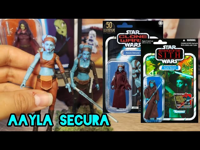 Vídeo relacionado con Star Wars Aayla Secura Retro Lightsaber Poster Camiseta Cuello V