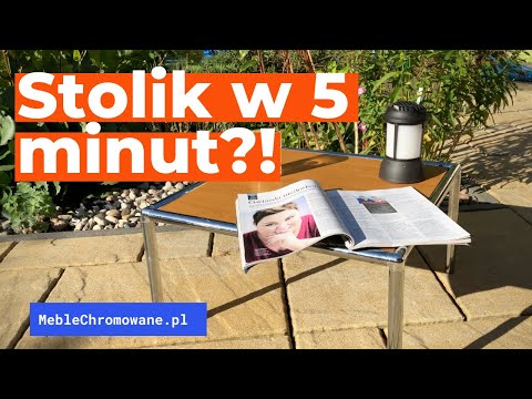 Meble DIY - Jak wykonać stolik z rur chromowanych samemu?