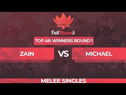 Zain vs Michael - Melee Singles Top 48: Winners Round 1 - Full Bloom 5