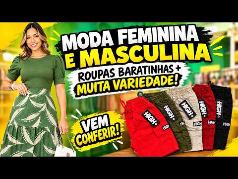 🥳MODA FEMININA MASCULINA BARATEX MODA CENTER SANTA CRUZ CAPIBARIBE PERNAMBUCO 