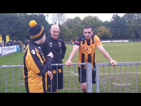 Danny Waldren & Sean Clohessy Post Match Interview East Grinstead Town FC Vs Whitstable