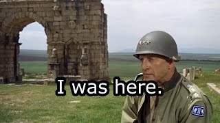 Patton (1970): 27:32 - 30:21 (reincarnation scene) video