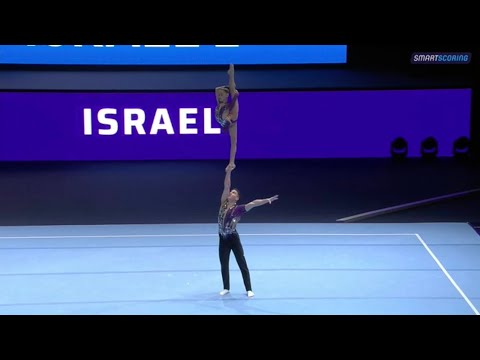 World Acrobatics Championship 2022 / Tamar Zachor and Ilay Kadosh MxP from ISR/ Bal