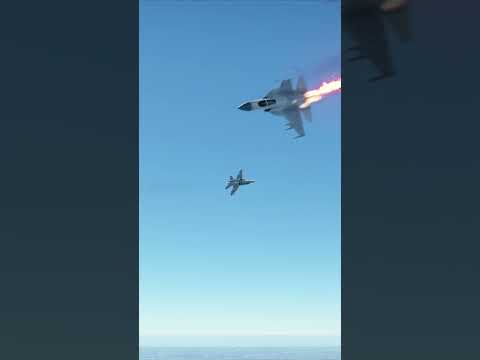 FA 18 fires and destroys JF 17, but soon gets hit by enemy mi ss ile