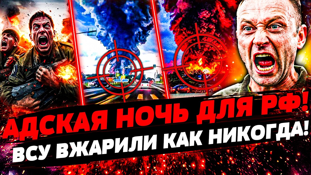 🔥ЭТОЙ НОЧЬЮ! ШТОРМ РАКЕТ НАКРЫЛ РФ! WILDBERRIES УНИЧТОЖЕН! РУССКИЕ ВОЮТ! РФ КОНЕЦ |