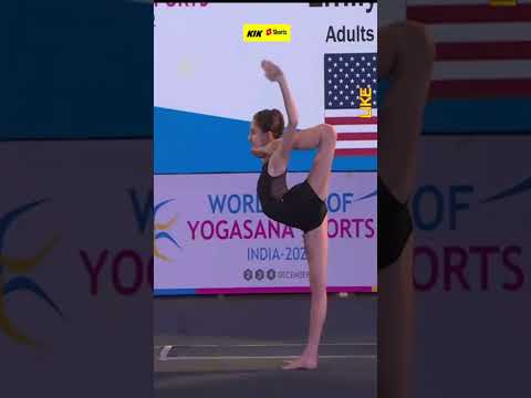 This American Girl proved Every One Wrong !! Best Yogasana Performance.