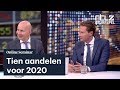 Deze tien aandelen moet je hebben in 2020 - #Beursspel