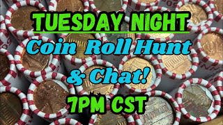 🔴 5/5/26 Tuesday Night Coin Roll Hunt & Chat! Penny Box