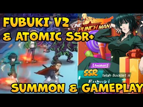 🔥🔥 Free Summon Fubuki V2 / SSR Hellish Blizzard Skill Gameplay Atomic - One Punch Man The Strongest