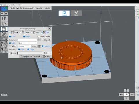 Fastform 8 Lasers Big size 400mm slicing with different supports ,Fastform slicing/nesting soft