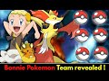 Bonnie Pokemon Team Revealed Bonnie All 6 Pokemon Revealed Bonnie All Pokemons Revealed Hindi