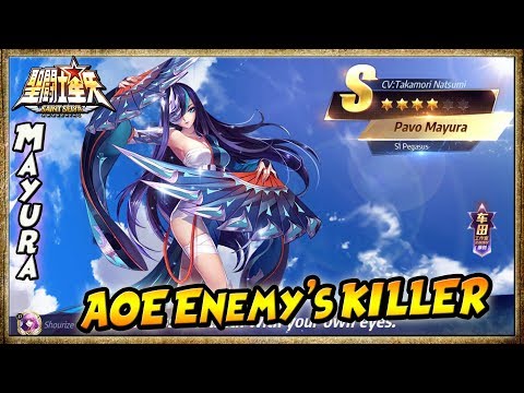 PAVO MAYURA "The Counter Attack GIRL" Review & Skills - SAINT SEIYA AWAKENING
