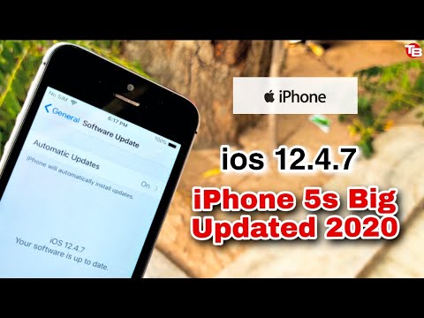 First Big Update iPhone 5s - IOS 12.4.7 The Latest Software Update 2020💥