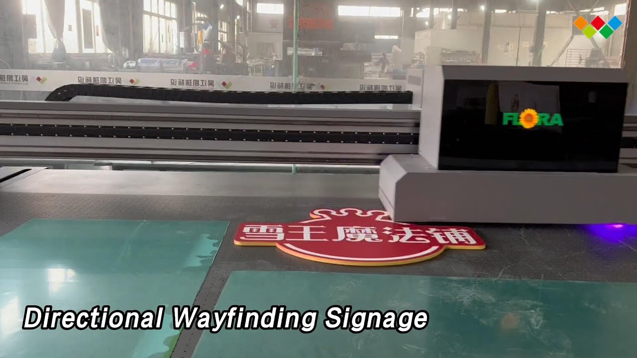 Interior Directional Wayfinding Signage Hanging / Floor Stand For Advertising