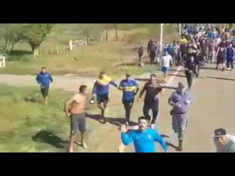 Enfrentamiento entre los hinchas de San Martín y de Boca en Formosa