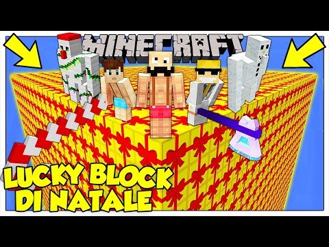 LA SFIDA DEI LUCKY BLOCK GIGANTI DI NATALE! - Minecraft ITA