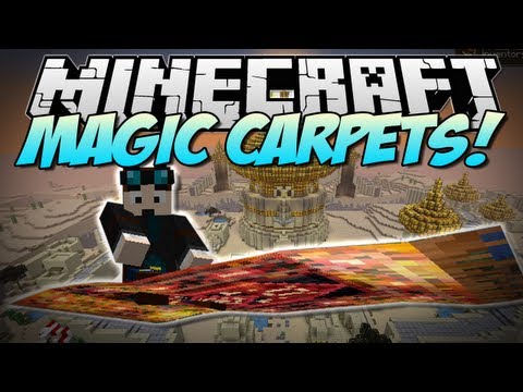 DanTDM - Minecraft | MAGIC CARPET! (Fly like Aladdin!) | Mod Showcase [1.5.2]