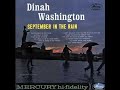 DINAH WASHINGTON - SEPTEMBER IN THE RAIN