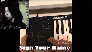 Sign Your Name synth cover [Tribute to Terence Trent D&#39;Arby] #shorts